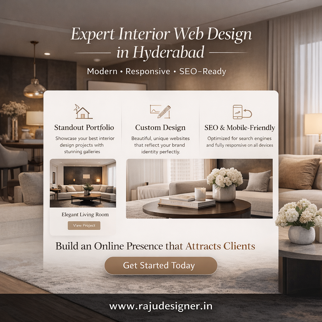 Interior Design Portfolio Website